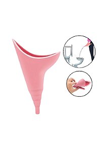 Urinol Feminino Portátil em Silicone - Funil xixi em pé