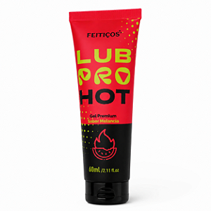 Lub Pro Hot Melancia — Lubrificante Beijável Premium Efeito Quente 60ml Feitiços
