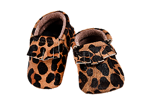 Sapato Moccs Camel Franjinha
