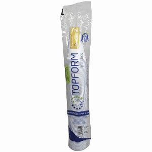 Copos descartáveis 180ml transparentes 100 Unidades PS - TOPFORM