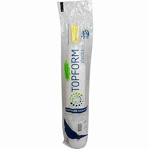 Copos descartáveis 200ml transparentes 100 Unidades PS - TOPFORM