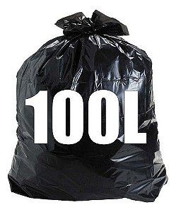 Saco De Lixo 100lt (85cmx75cm De Boca) - Micra 0,8 50 Un