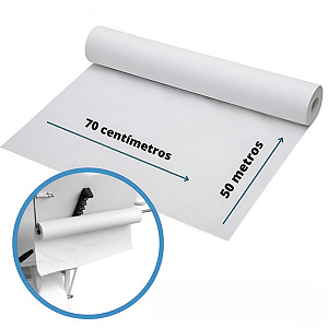 3 Lençol Descartável Papel Hospitalar Para Maca 70x50
