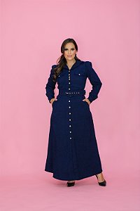 VESTIDO LAÍS AZUL MARINHO