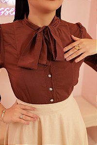 CAMISA RUTE MARROM
