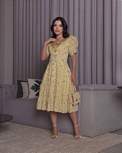 VESTIDO MÁRCIA AMARELO