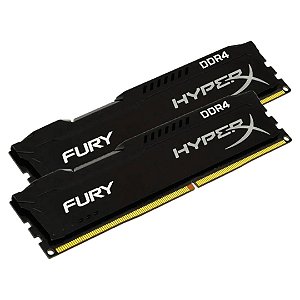 Memória HyperX FURY 8GB DDR4 2400MHz - HX424C15FB3/8