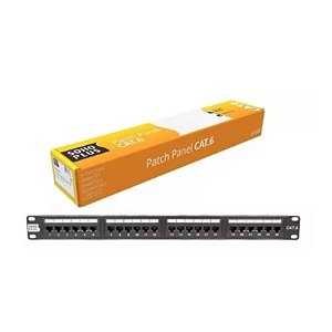 Patch Panel Cat6 T568a/b 24p 24 Portas Furukawa Soho Plus