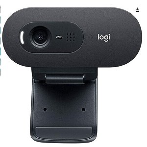 WebCam C270I IPTV HD Logitech Preta