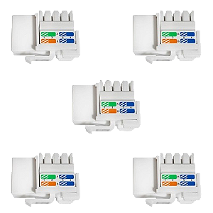 Kit 05 Keystone Fêmea Cat5e Furukawa Soho Plus