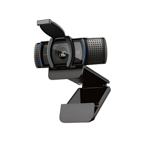 Webcam C920s Pro Full Hd Com Microfone Embutido Logitech Cor Preto