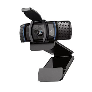 Webcam C920s Pro Full Hd Com Microfone Embutido Logitech Cor Preto