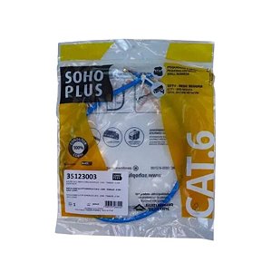 Patch Cord Cat6 Furukawa 0.5 Metro azul