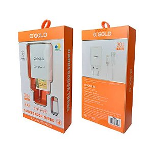 Carregador Fonte Cabo Tipo C Super Rápido