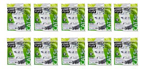 Kit 10 Cabos de Rede Cat5e Furukawa SohoPlus 2,5m RJ45 Cinza