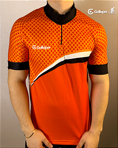 CAMISA DE CICLISMO LARANJA