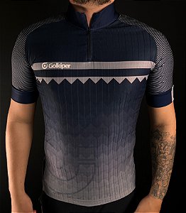CAMISA DE CICLISMO AZUL MARINHO