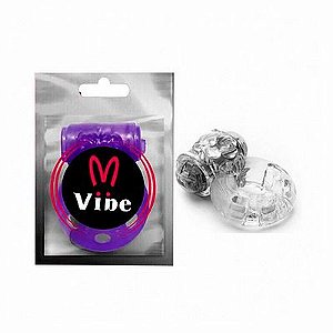 Anel Peniano com Estimulador e Vibração - Prazer em dobro