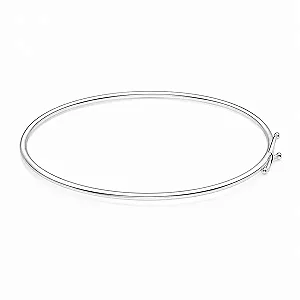 BRACELETE OVAL PRATA 925
