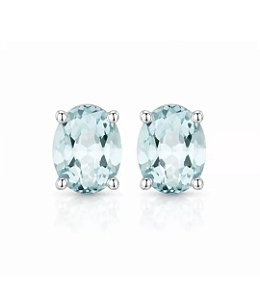 BRINCO OVAL AQUAMARINE