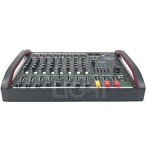 MESA DE AUDIO PROFISSIONAL 8 CANAIS BRIWAX BP-6172