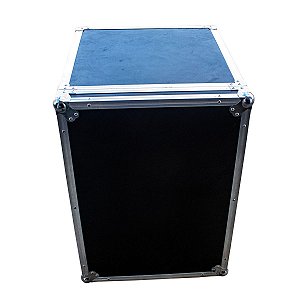 CASE RACK 8U COM DUAS GAVETAS