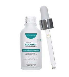 Sérum Smart Booster 9 Tipos de Ácido Hialurônico Silício e Minerais 30ml
