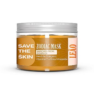 Máscara Facial Zodíaco Dourado Leão - Save The Skin