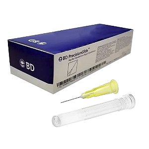 Agulha Hipodérmica (13x0,30mm/30g) Amarela C/ 100un - BD