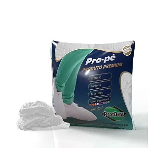 Sapatilha Pro-Pé Branco 100un - PROTDESC