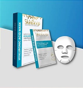 SkinDeep Hyaluronic Acid Mask - Máscara Facial Ultra Hidratante (c/5un) - Alur Medical
