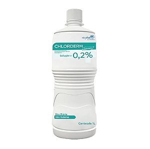 Clorexidina Aquosa 0,2% Antisséptico 1L - Chlorclear Vicpharma