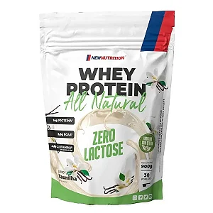 WHEY ZERO LACTOSE 900G ALL NATURAL - NEW NUTRITION