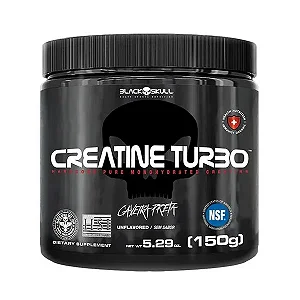 CREATINA TURBO SEM SABOR - BLACK SKULL