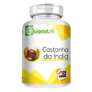 CASTANHA DA INDIA 500MG 120 CAPS - BIONUTRI