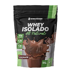 WHEY ISOLADO 900G ALL NATURAL - NEW NUTRITION