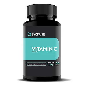 VITAMINA C 500MG 60 CAPS - BYOPURE