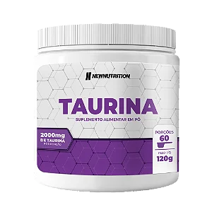 TAURINA 120G - NEW NUTRITION
