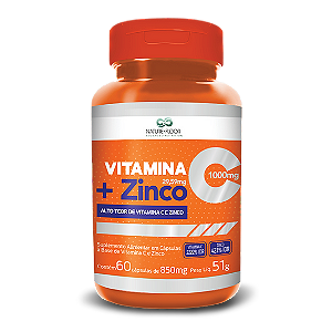 VITAMINA C + ZINCO 60 CAPS - NATURE FLOOR