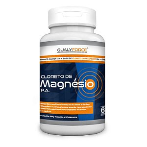 CLORETO DE MAGNESIO P.A 60 CAPS - QUALYFORCE