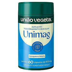 UNIMAG MAGNESIO DIMALATO 60 CAPS - UNIAO VEGETAL