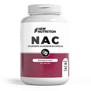 NAC N-ACETILCISTEINA 600MG - NEW NUTRITION