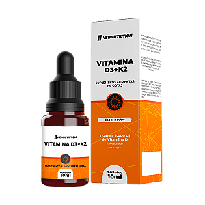 VITAMINA D3 + K2 10ML - NEW NUTRITION