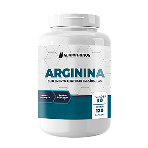 ARGININA 120 CAPS - NEW NUTRITION