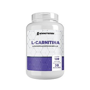 L-CARNITINA 120 CAPS - NEW NUTRITION