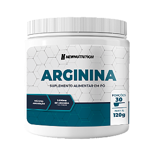 ARGININA 120G - NEW NUTRITION