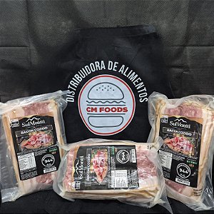 Bacon Fatiado SulMontti Pacote 1 Kg