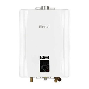 Aquecedor de água a gás 21 litros Rinnai GLP Branco