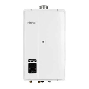 Aquecedor de água a gás 27 litros Rinnai GN Branco