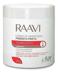 Creme De Massagem Raavi Pimenta Preta 500g